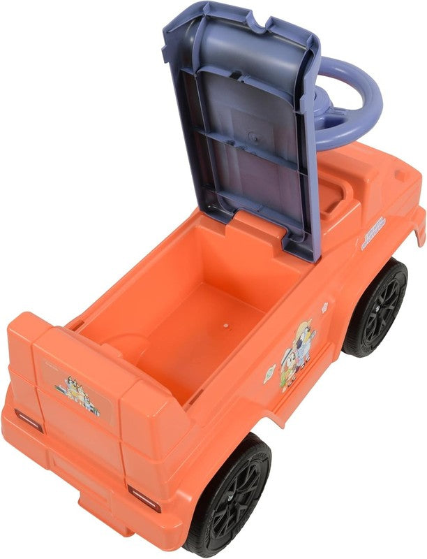 Bluey Ride On Truck 4X4 Foot To Floor Toy Car Kids Lorry Vehicle Age 18 Months Unbranded