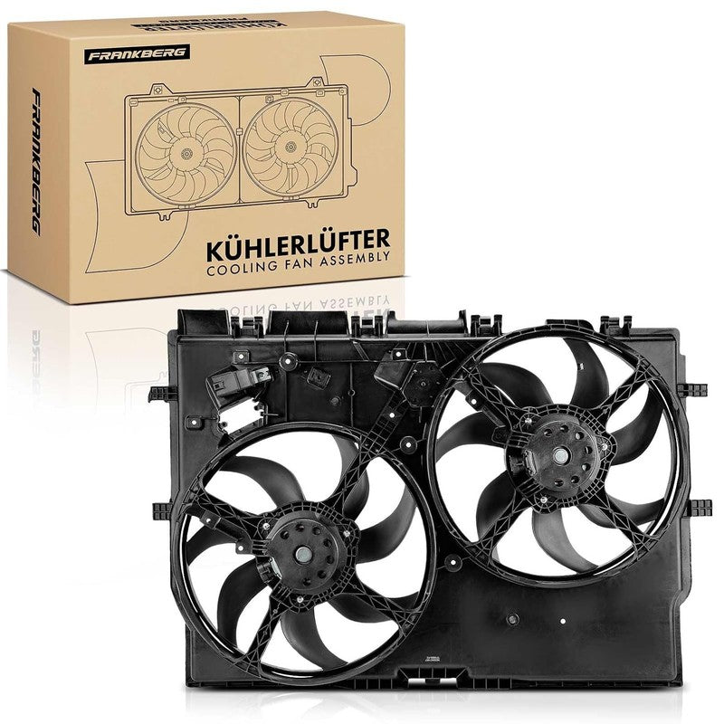 Radiator Double Fan Fit Fiat Ducato 250 2.2 2.3 3.0 2006-2024 1342690080 Unbranded