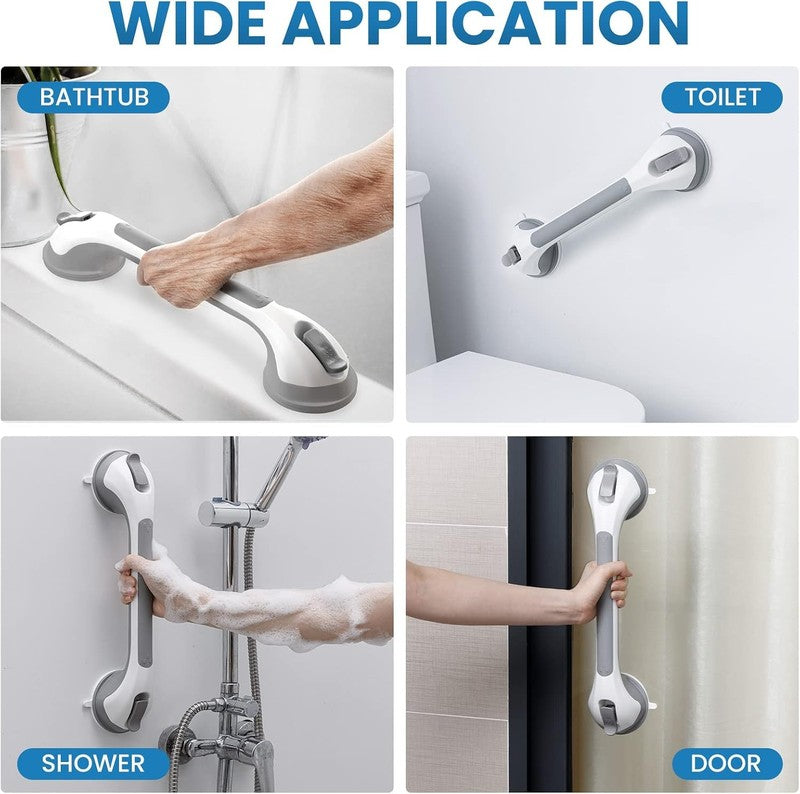 Bathroom Grab Rail Suction Handle Safety Support Bar Elderly Shower 43Cm Does not apply