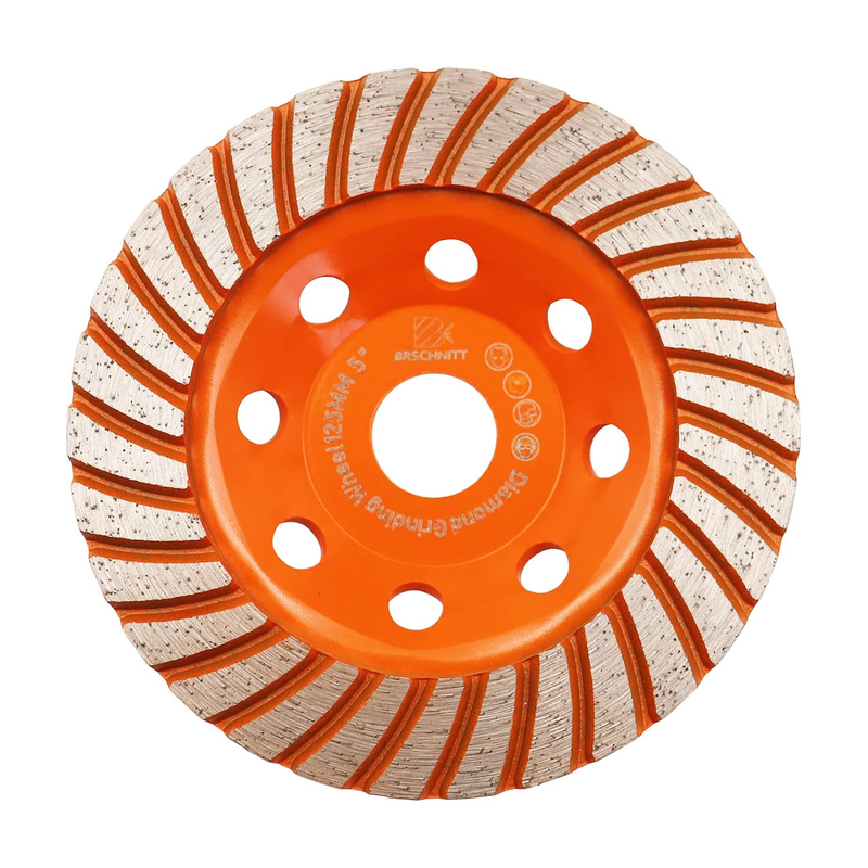 Diamond Turbo Grinding Cup Wheel 125Mm Concrete Stone Masonry Angle Grinder Disc Does not apply