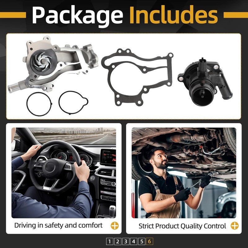 Engine Water Pump Thermostat Housing Gasket Kit fit Astra Corsa Cruze Meriva Does not apply