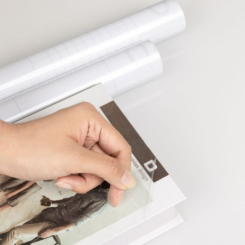 Clear Sticky Back Plastic 60cm X 5m Self Adhesive Vinyl Cover Film Roll Use Does not apply