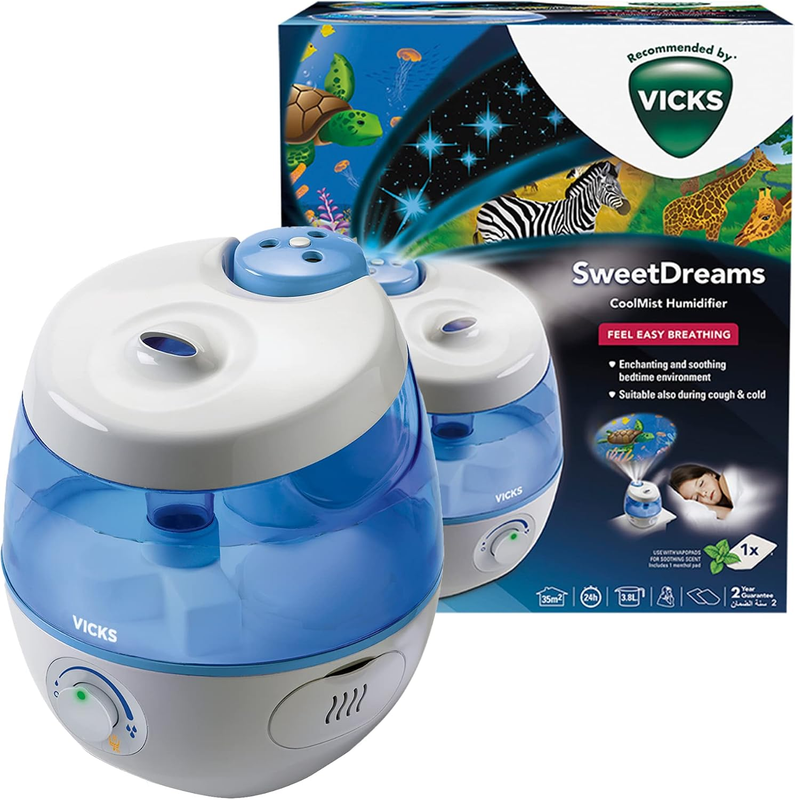 Vicks VUL575 Sweet Dreams Cool Mist Humidifier with Image Projector Vicks