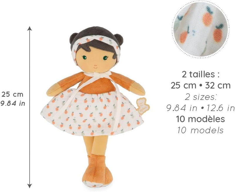 Baby Cloth Doll Eloise 25cm Soft Rag Doll Newborn Gift Kaloo Tendresse