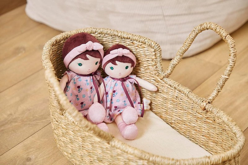 Baby Fabric Doll Leonie 25cm Soft Rag Doll Corduroy Dress Newborn Gift Kaloo