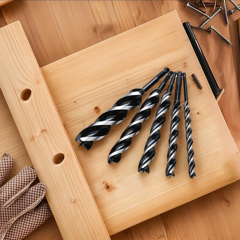 6mm x 155mm Extra Long Wood Drill Bit Auger Timber Hole Cutter