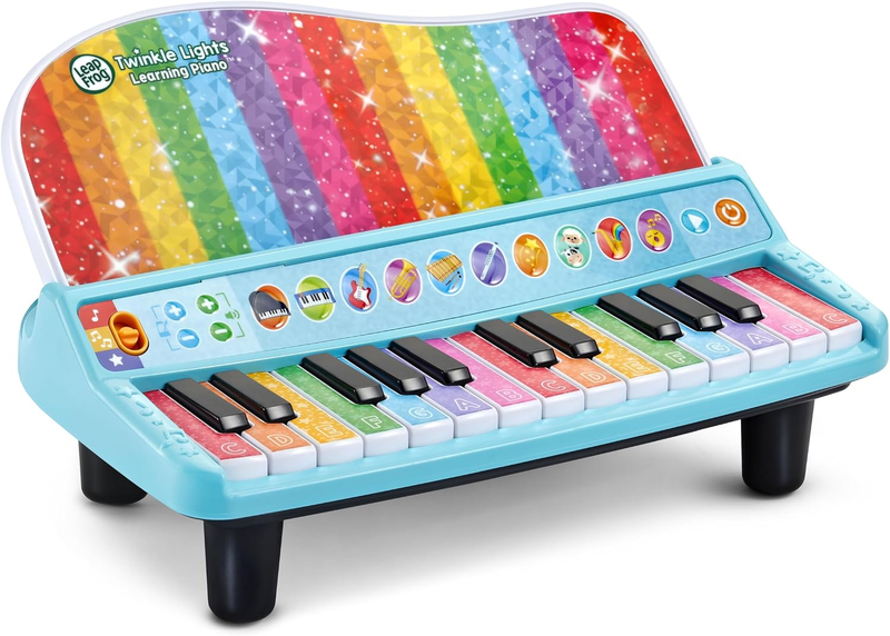 LeapFrog Twinkle Lights Piano 25 Key Musical Toy Light Up Keyboard Ages 2+