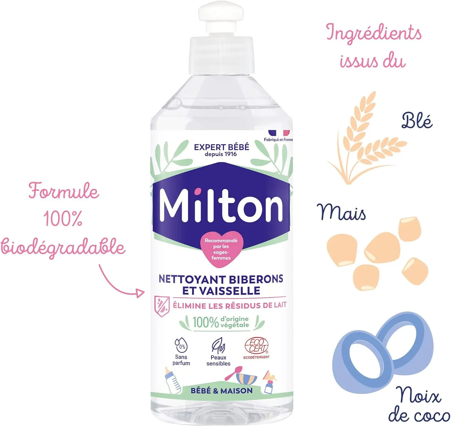 Milton Antibacterial Cleaner Kills Bacteria Germs & Viruses 500ml Deal For Any Occasion