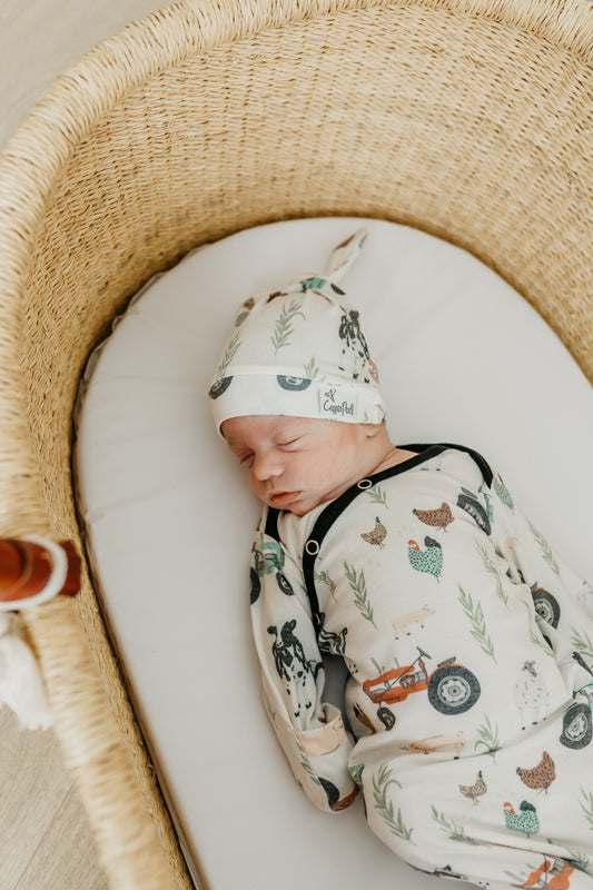 Copper Pearl Top Knot Hat Jo 0-4m Baby Products Wholesaler