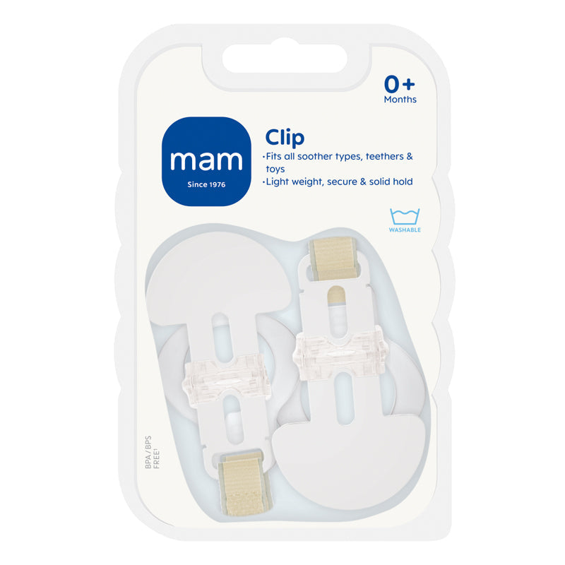 MAM Soother Clip Beige 2PK Baby Products Wholesaler