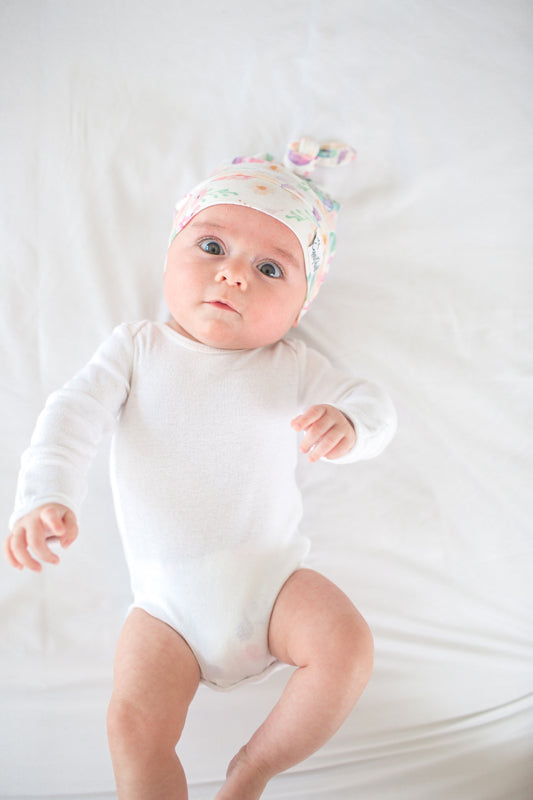 Copper Pearl Top Knot Hat Bloom 0-4m Baby Products Wholesaler