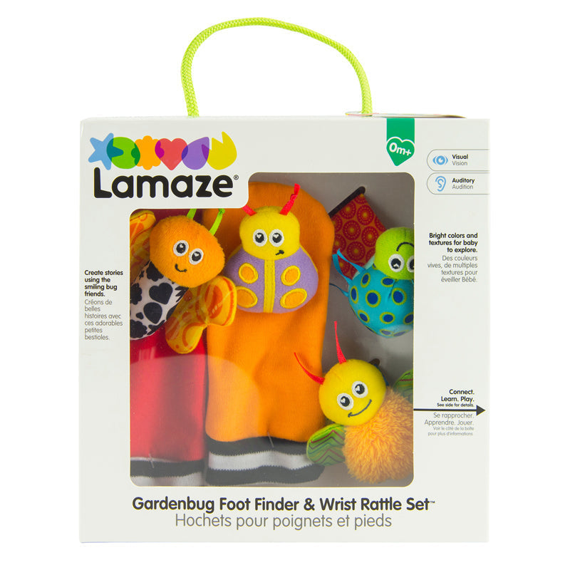 Lamaze Gardenbug Wrist Rattle Footfinder Set Baby Products Wholesaler