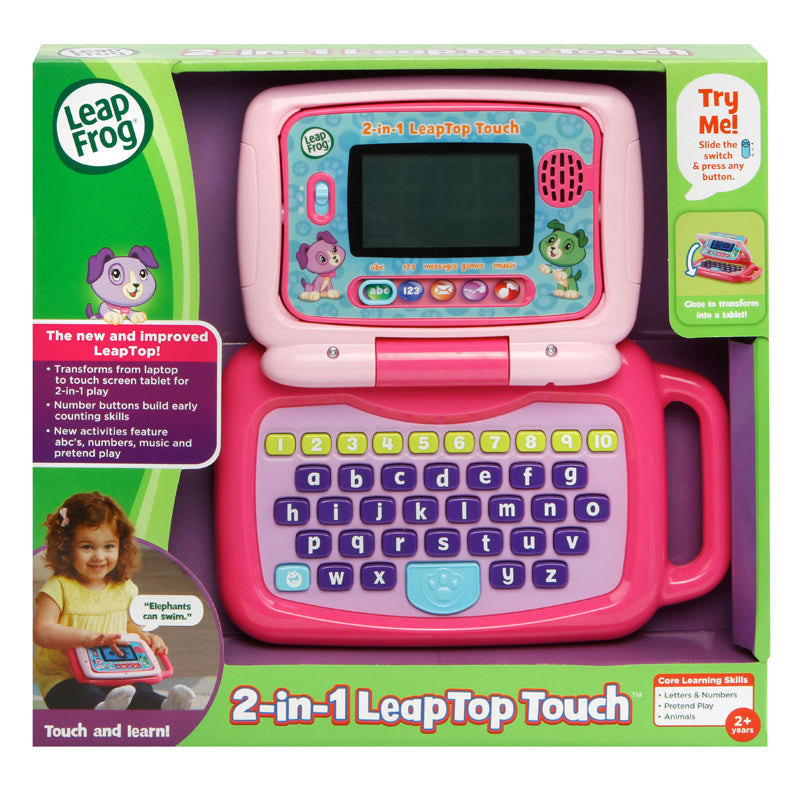 Leap Frog 2-in-1 LeapTop Touch Laptop pink Baby Products Wholesaler