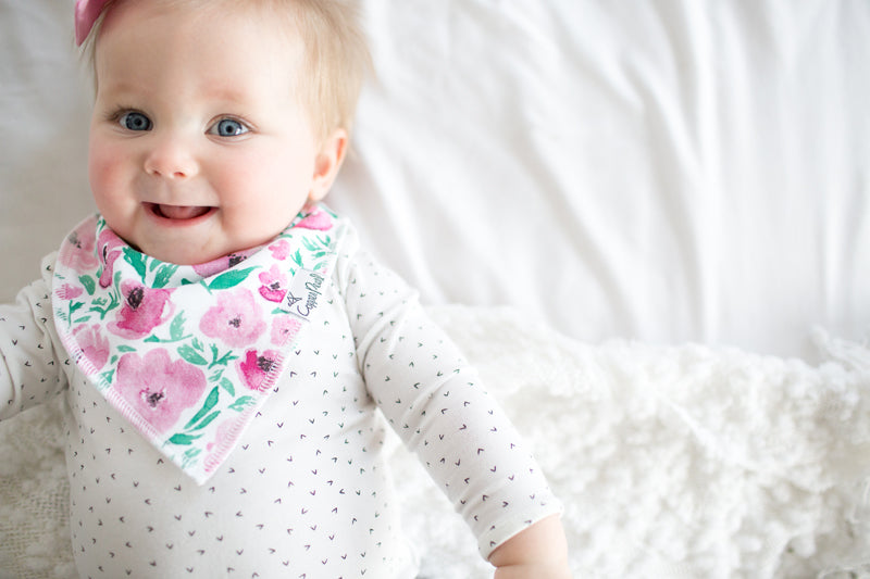 Copper Pearl Bibs Bloom 4Pk Baby Products Wholesaler