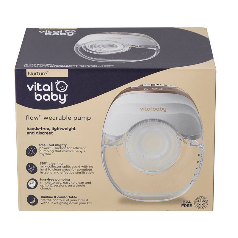 Vital Baby Nurture Flow Wearable Pump Baby Products Wholesaler