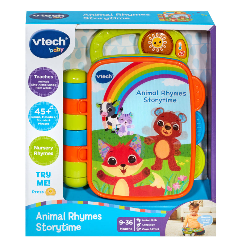 VTech Baby Animal Rhymes Storytime Book Interactive Musical Lights Songs Toy Baby Products Wholesaler
