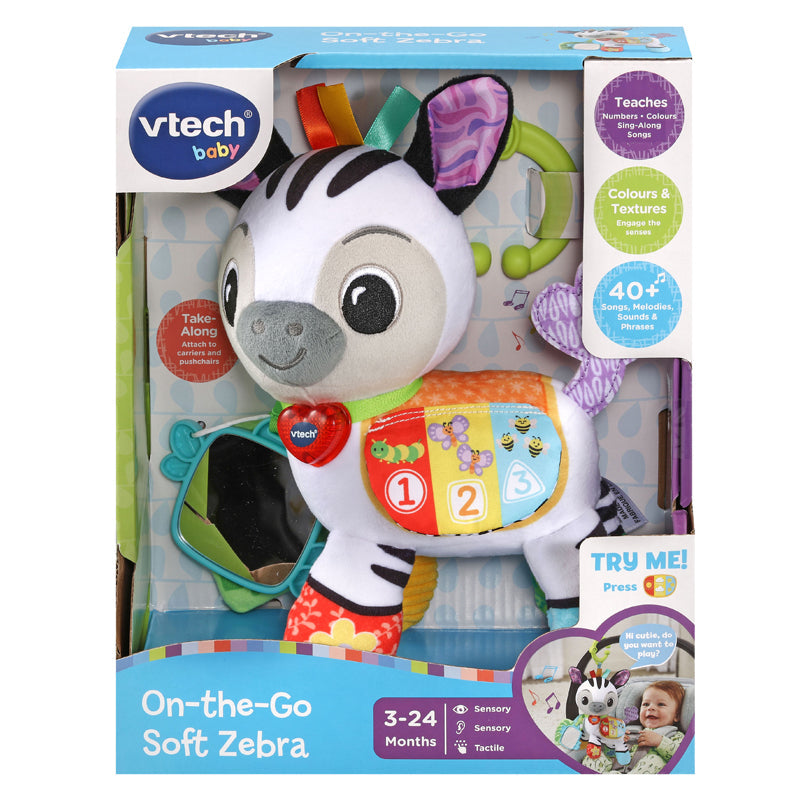 VTech On-the-Go Soft Zebra Baby Products Wholesaler