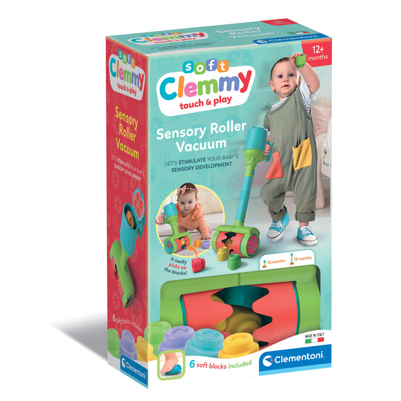 Clementoni Soft Clemmy Sensory Soft Block Roller Vacuum Baby Products Wholesaler