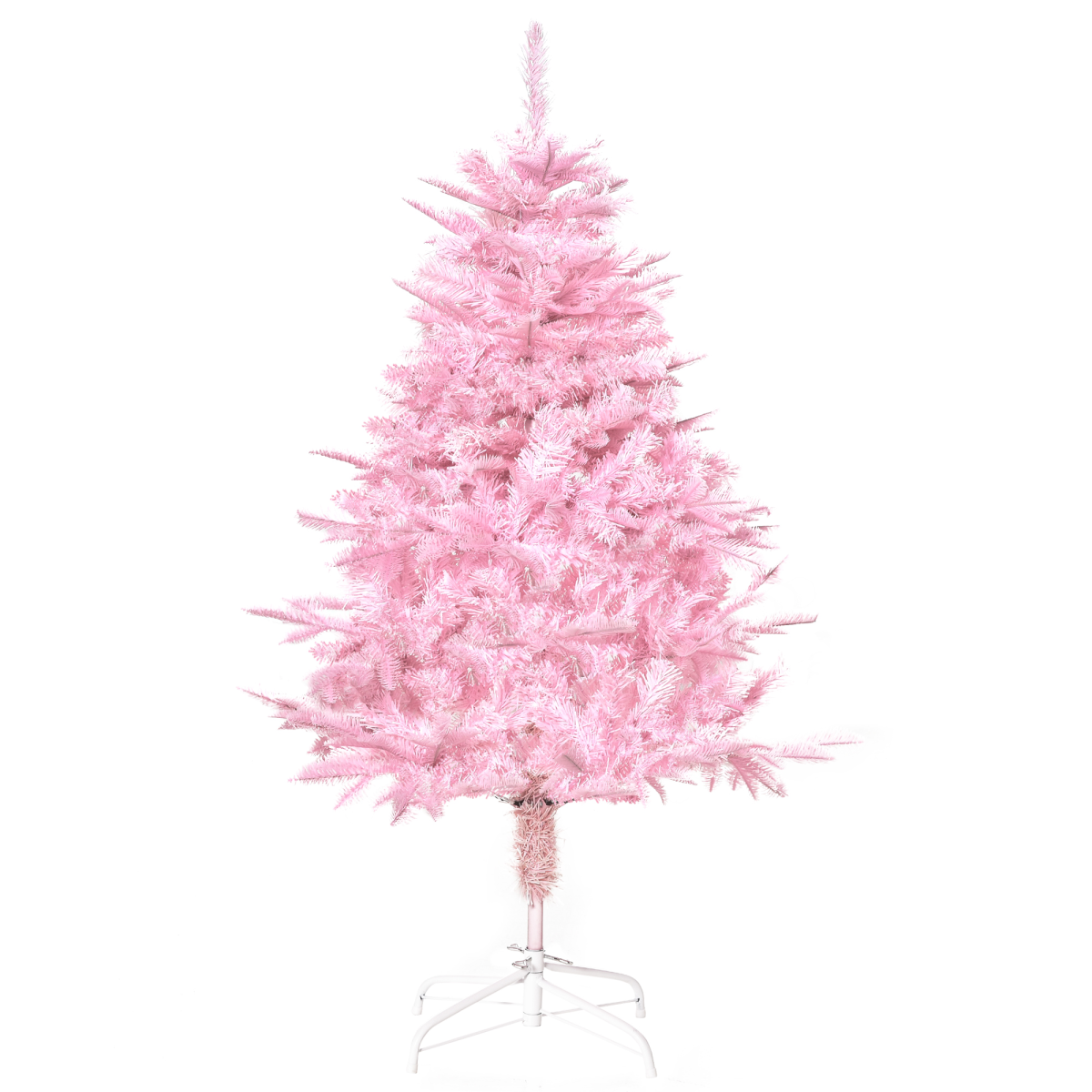 Christmas Tree 4ft Pink Artificial Xmas 341 Tips Automatic Open With Stand Decor