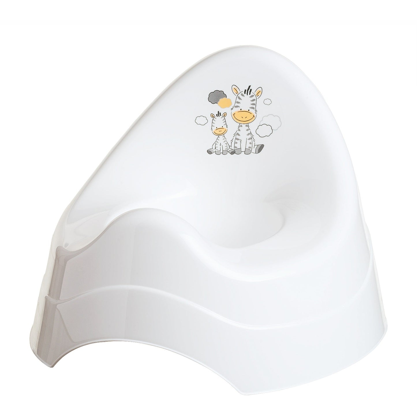 Baby Kids Toddler Plastic Potty Toilet Seat Trainer Training Seat White Zebra