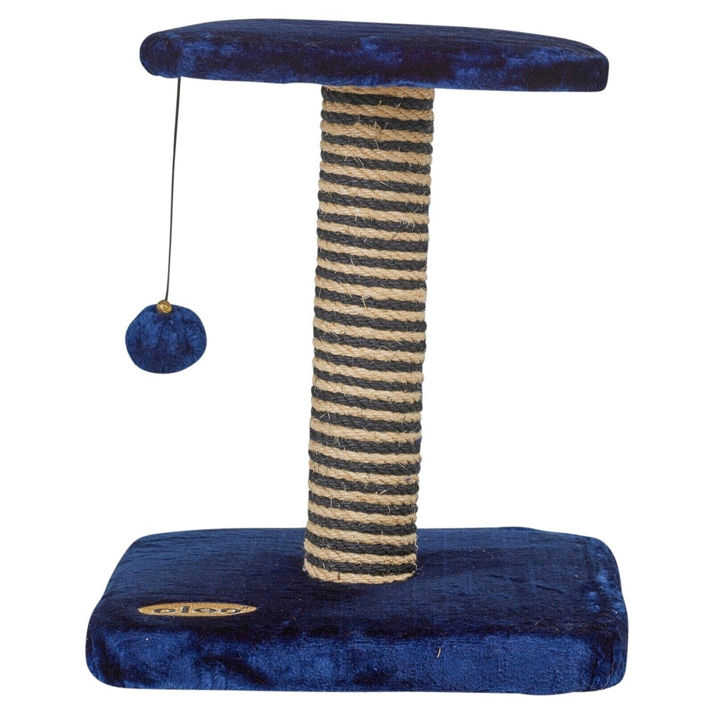 2 Tier Cat Scratchers Blue Deluxe Sisal Nip Post Kitten Activity Pet Playing Toy