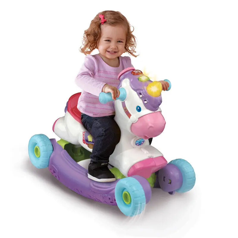 Vtech Rock & Ride Unicorn First Steps Walking Interactive Baby Musical Toy Deal For Any Occasion