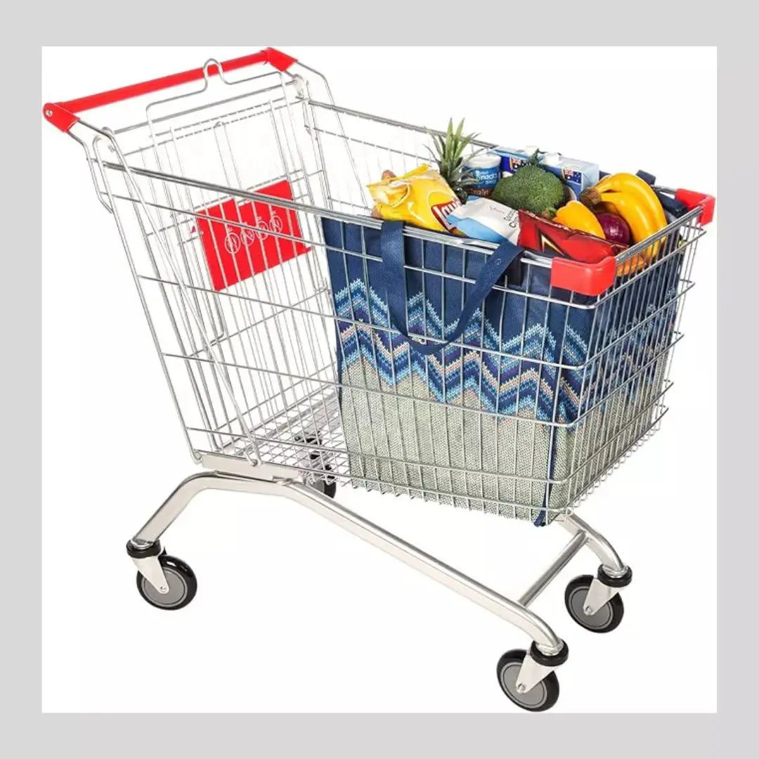 Shopping Trolley Bag Grocery Cart Carrier Insert Bag Storage Reusable Foldable Deal For Any Occasion