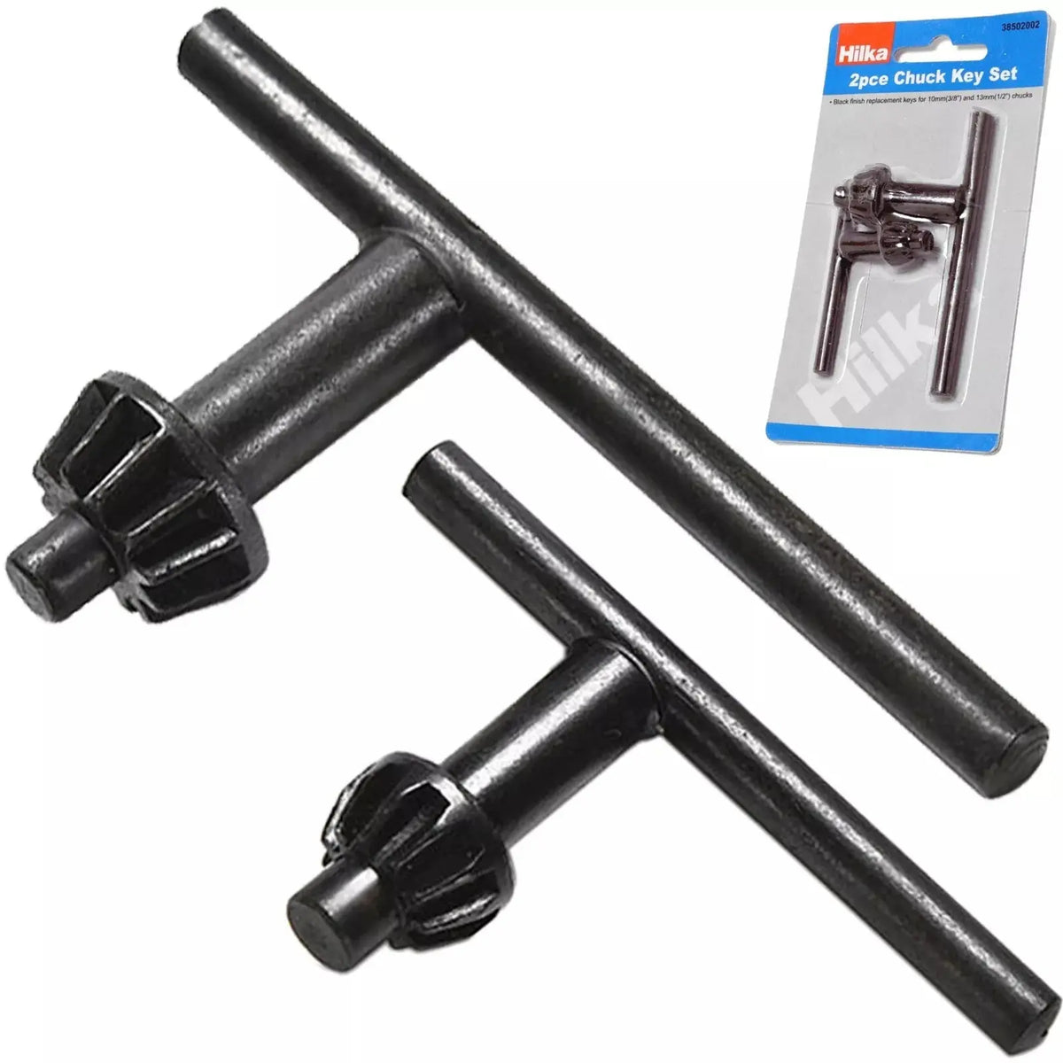 Hilka Drill Chuck Keys 10mm (3/8") 13mm (1/2") Replacement Key Drilling Tools Deal For Any Occasion