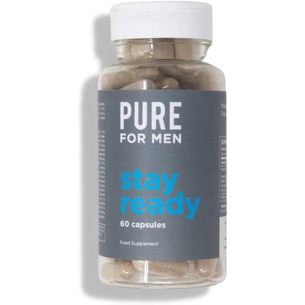 Pure for Men Stay Ready Vegan Fibre Supplement Promotes Regularity 60 Capsules Deal For Any Occasion