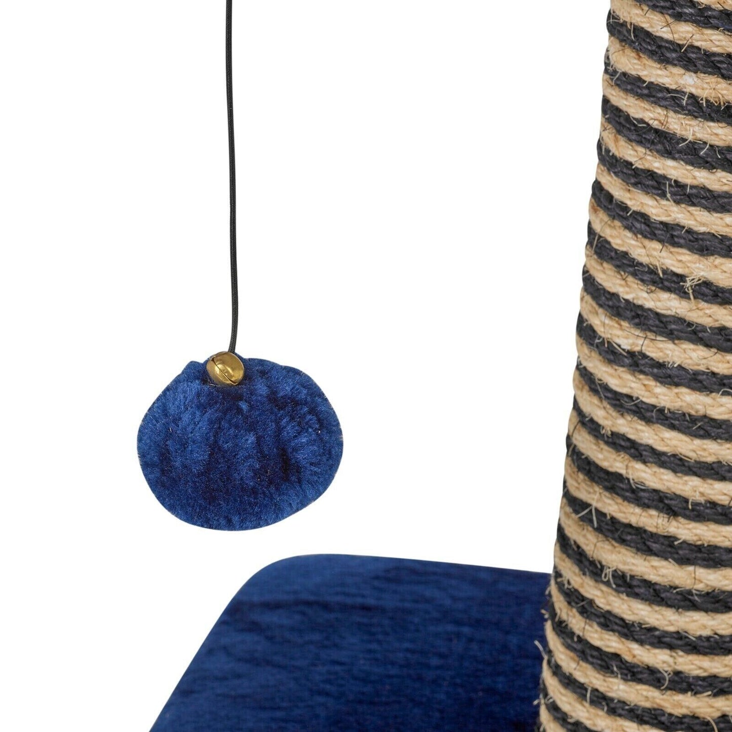 2 Tier Cat Scratchers Blue Deluxe Sisal Nip Post Kitten Activity Pet Playing Toy