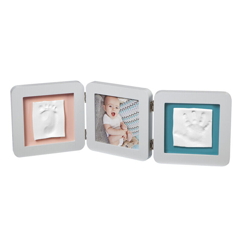 Baby Art My Baby Touch 2 Cast with Photo Frame Christening Gift Pastel
