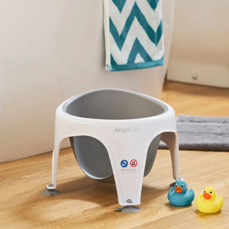 Baby Bath Seat Angelcare Soft Touch Support Grey with Suction Cups Deal For Any Occasion