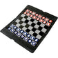 Pocket Magnetic Travel Game Table Camping Backgammon Ludo Chinese Solitaire