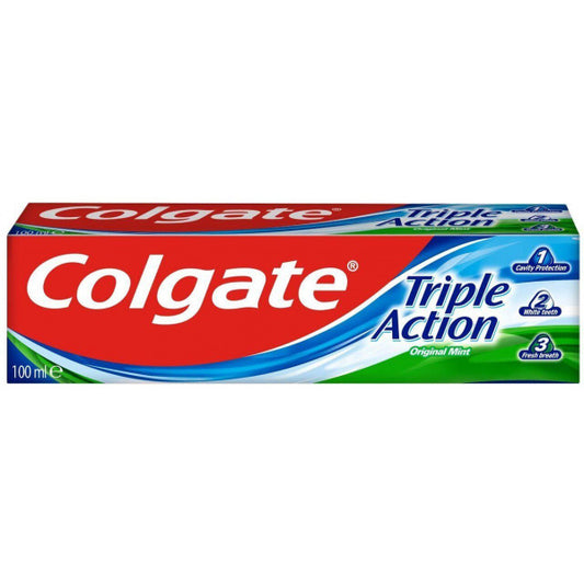 COLGATE Toothpaste Max Fresh Triple Action White Crystal Mint 100ml
