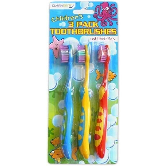 Children Dental Toothbrush Soft Bristle Care Triple Pack