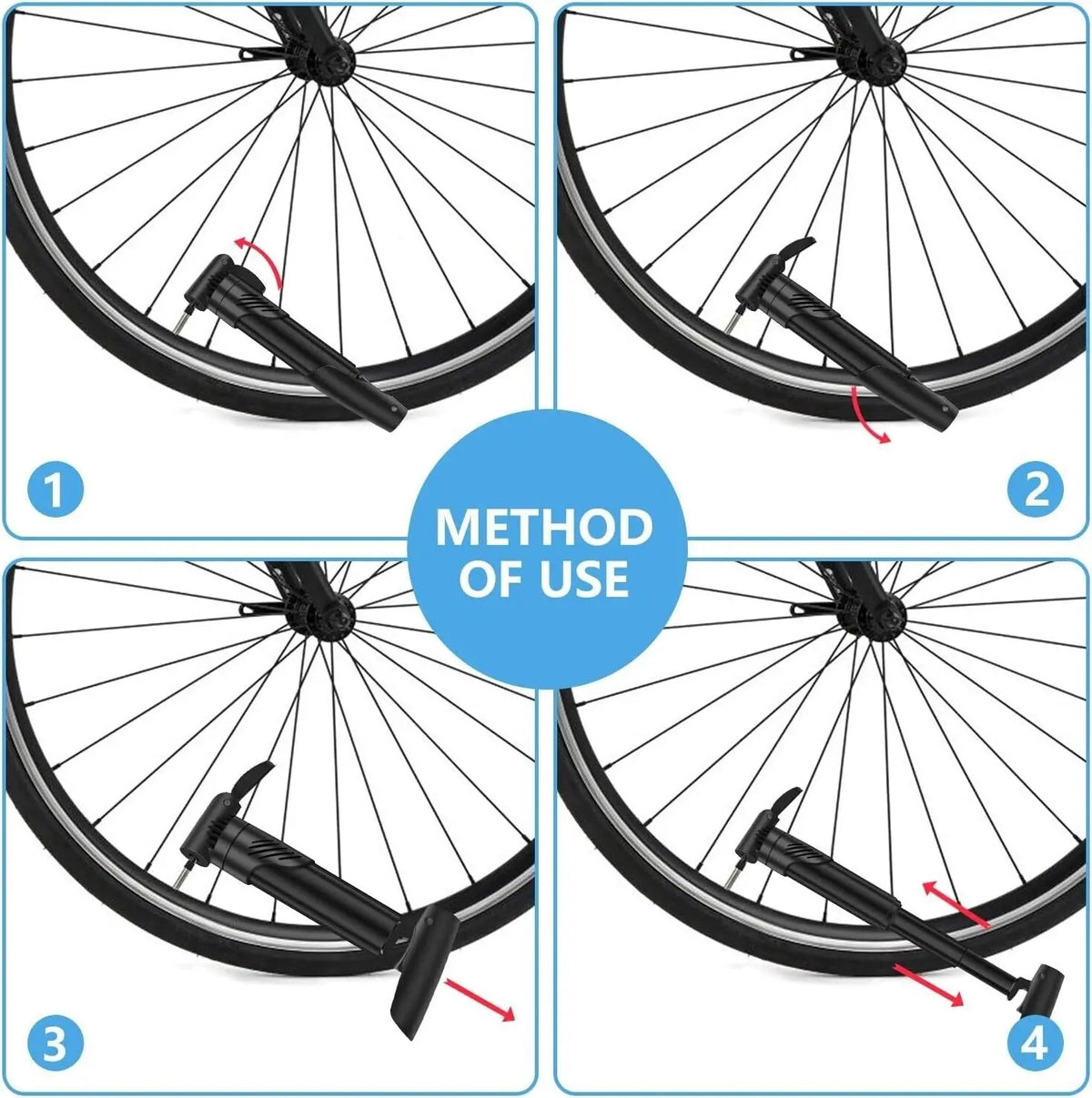 Mini Portable Bicycle Bike Cycle Presta Schrader Tyre Ball Tube Valve Air Pump Deal For Any Occasion
