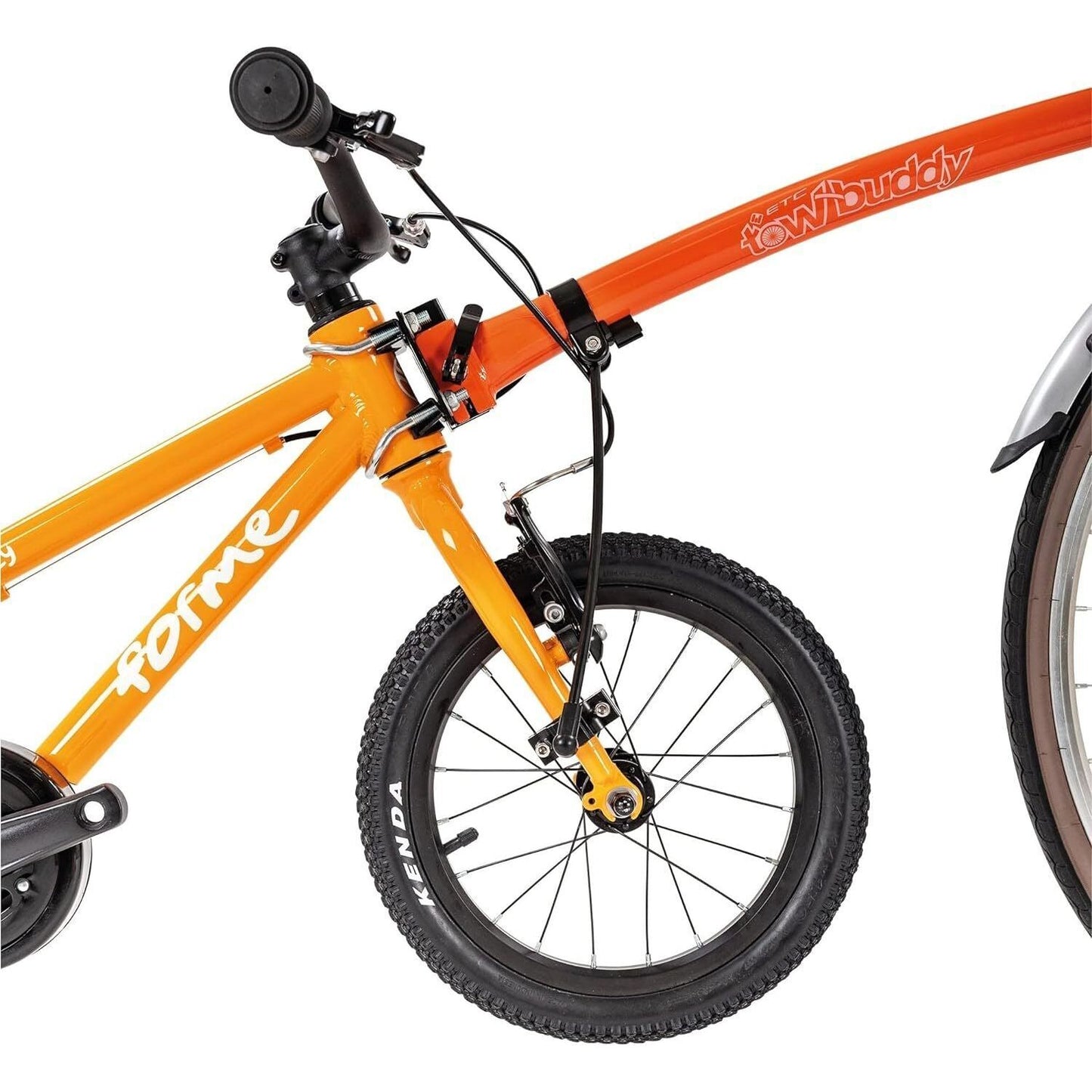 ETC Towbuddy Towbar Parent To Childs Bike Connector Trailer Bar Orange