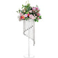 Acrylic Vases Stand Wedding Centrepieces 80cm Tall Clear Geometric Flower