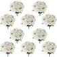 Artificial Flower Ball for Wedding Centrepieces White 10 Bunches of 24 Buds