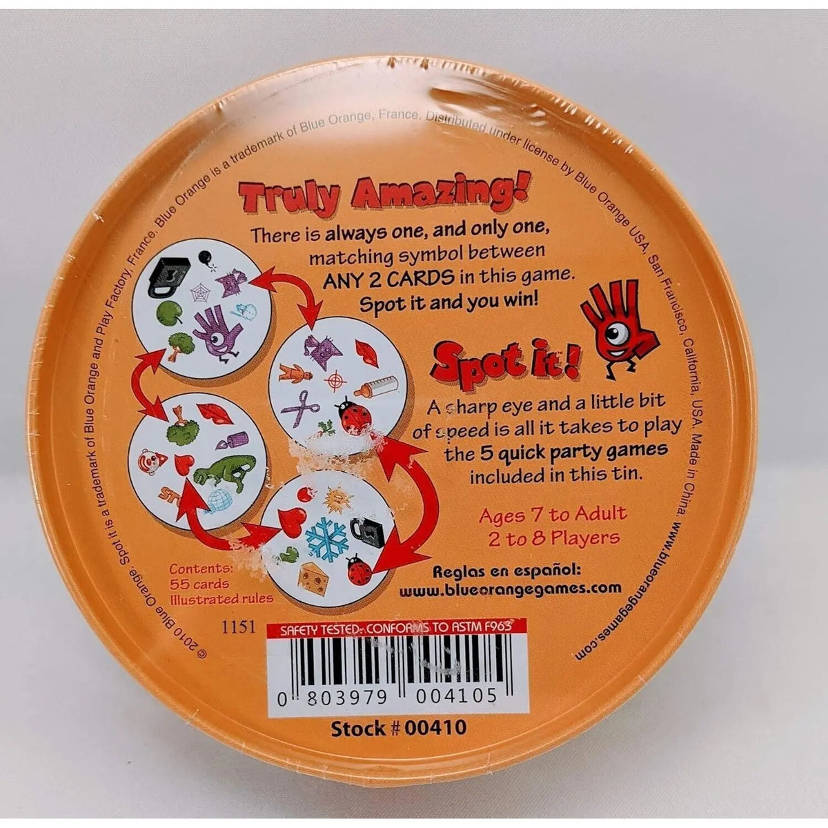 Spot It Funny Family Card Game Develops Focus Kids Spot Classic Board Toys Gift Deal For Any Occasion