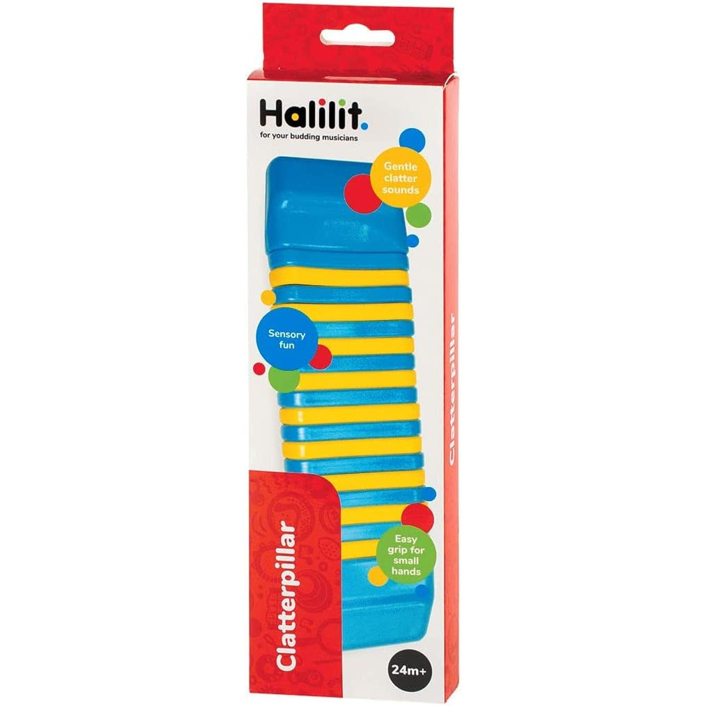 Halilit Musical Clatter Pillar Rattle Toy Fun With Music