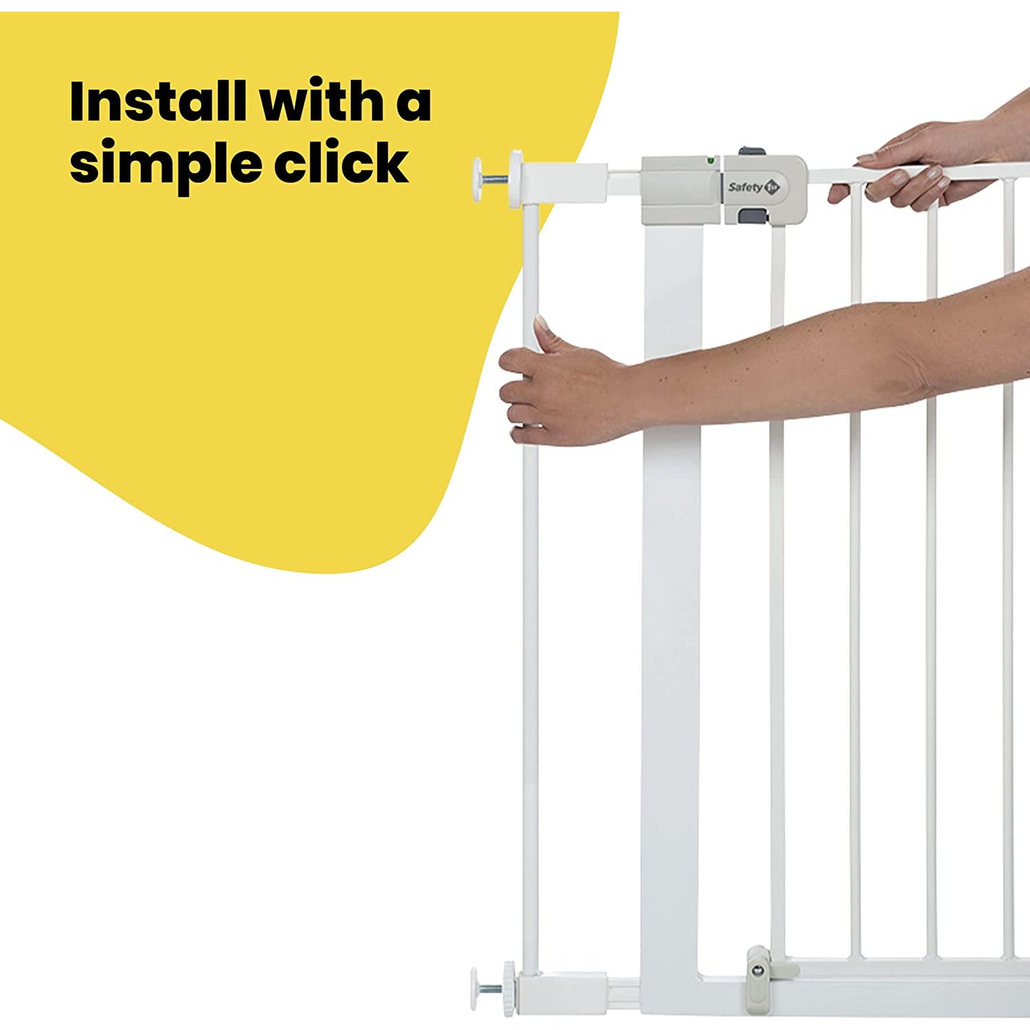 Safety 1st Baby Infant Safety Stair Wall Metal Gate Extension White 7cm