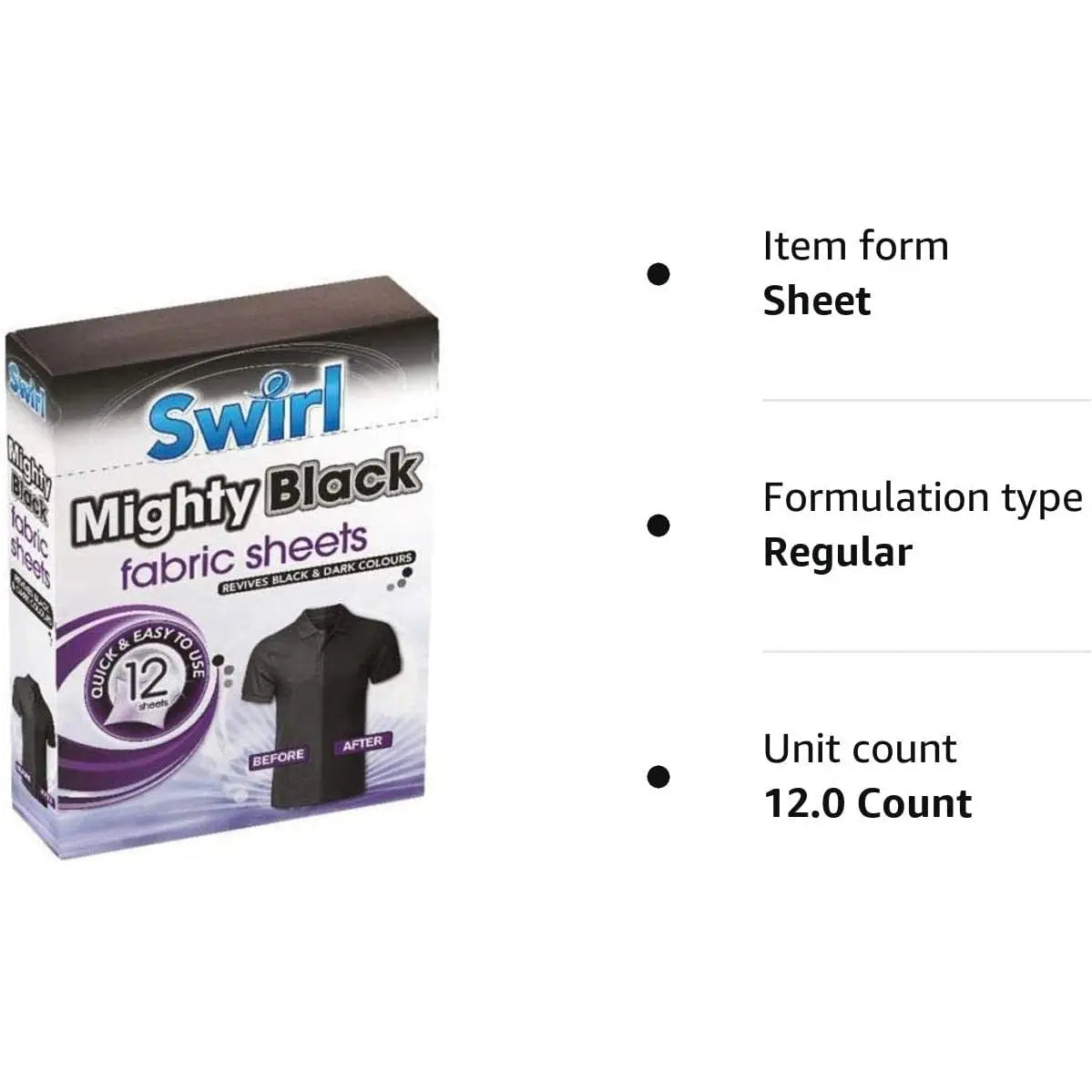 Clothes Fabric Revives Stain Remover Mighty Renovator Black 12 Pack Deal For Any Occasion