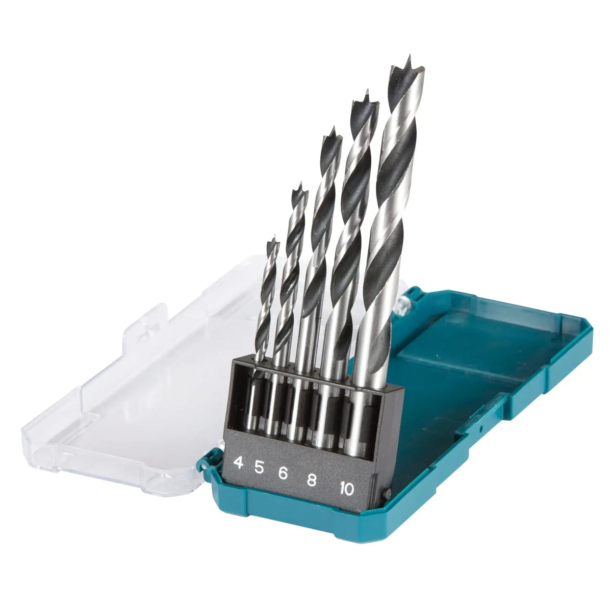 Makita Drill Bit D-72861 5 Piece Brad Point Wood Set 4 5 6 8 10mm Bits Deal For Any Occasion