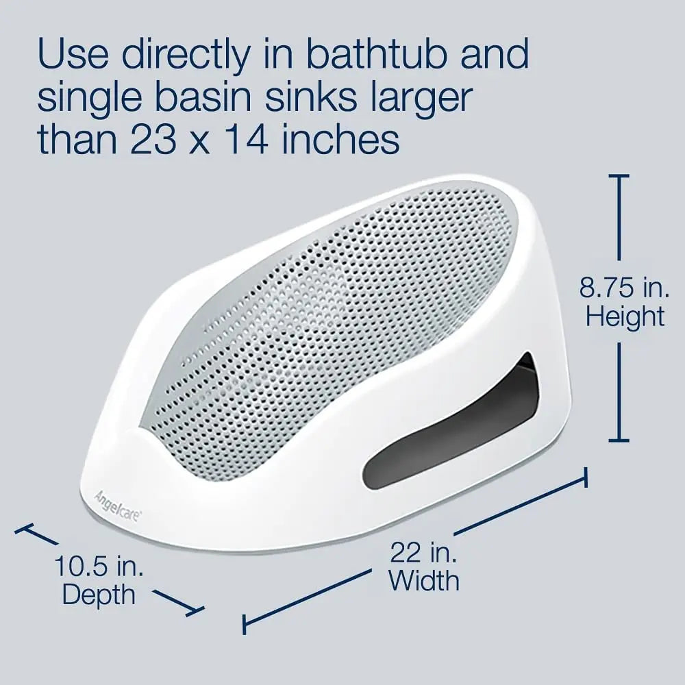 Angelcare Baby Bath Support Grey Soft Non-Slip Safe for Newborns 0-6m Deal For Any Occasion