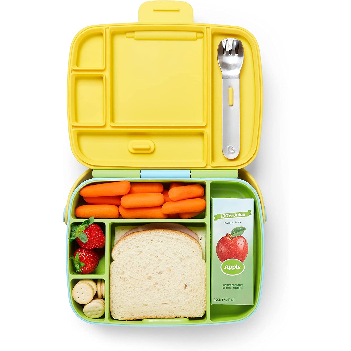 Munchkin Bento School Kids Lunch Box Picnic Food Storage Sandwich Container