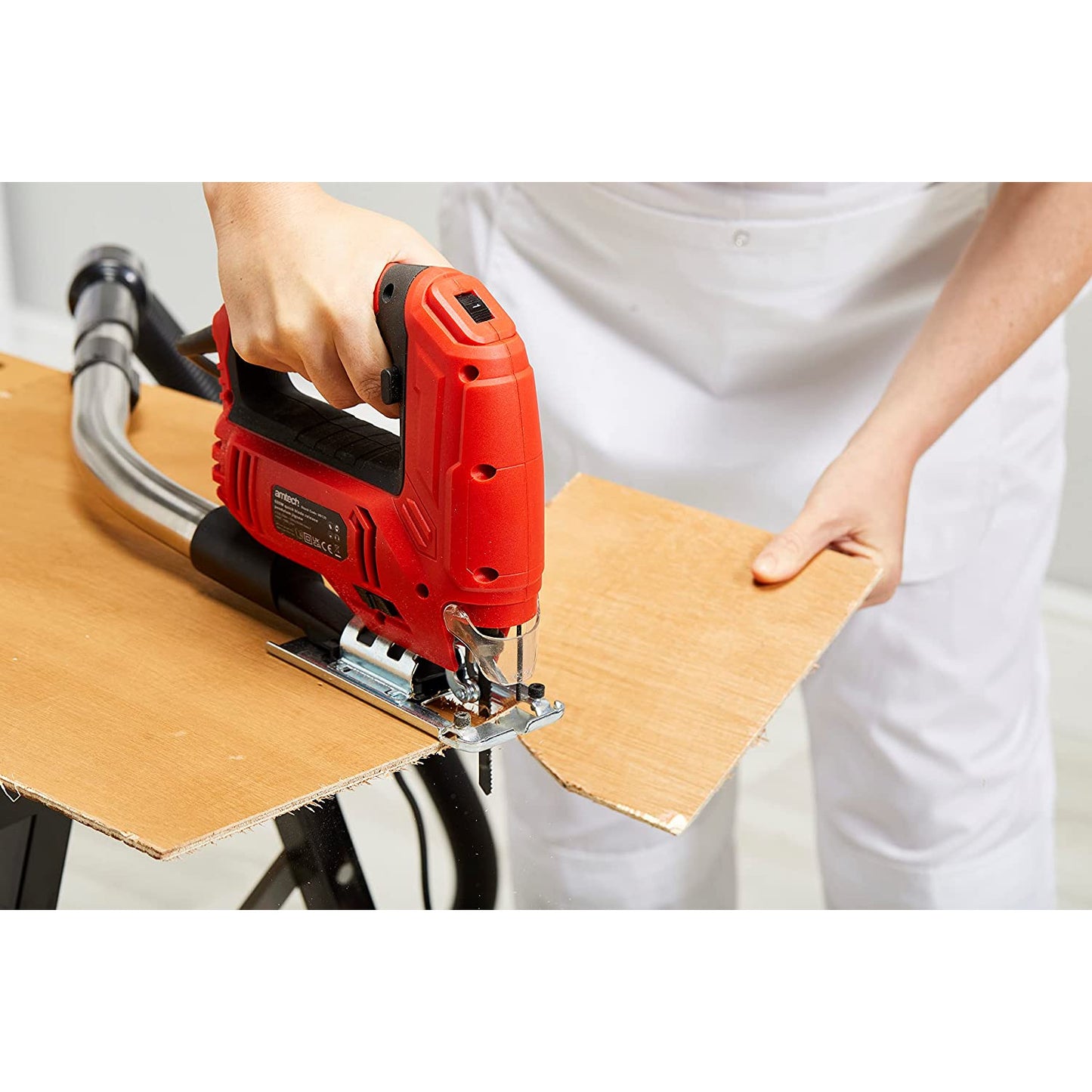 Amtech Pendulum Jigsaw 600W Variable Speed Control Cutting Angle 0-45 Degrees 30
