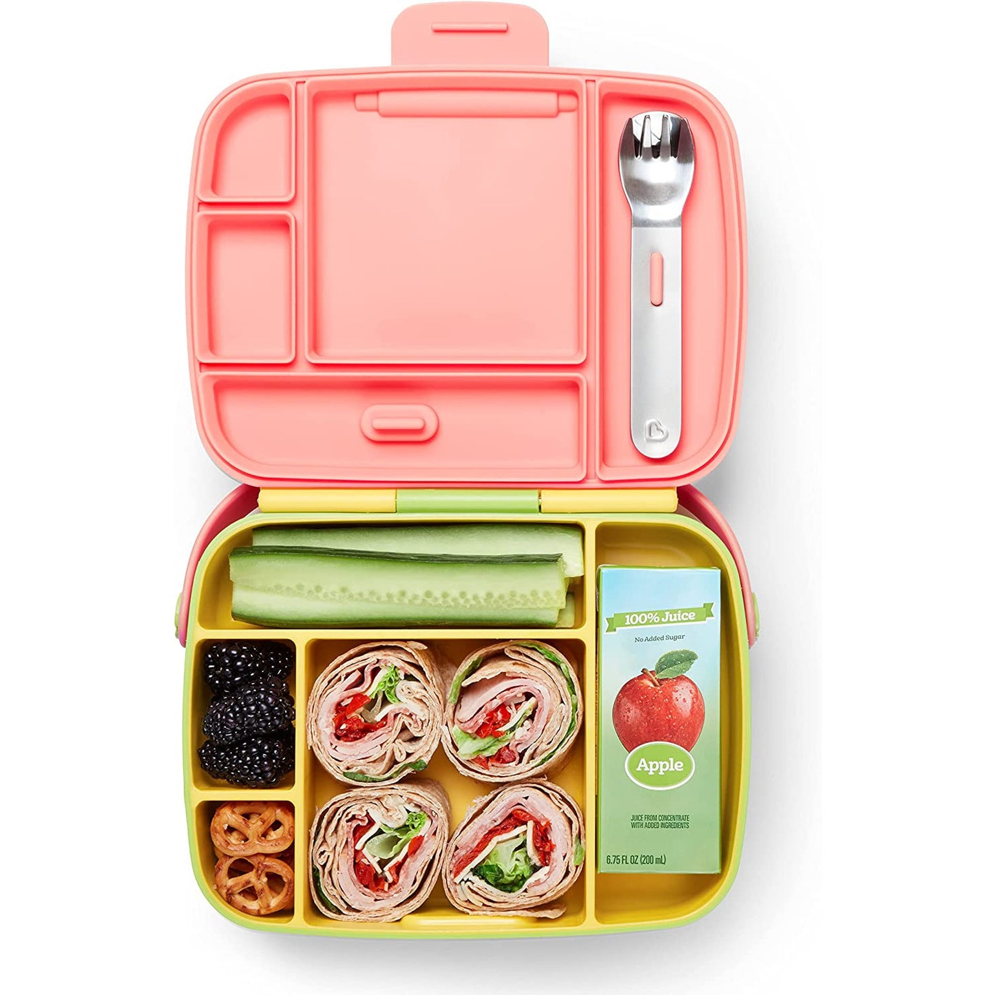 Munchkin Bento School Kids Lunch Box Picnic Food Storage Sandwich Container