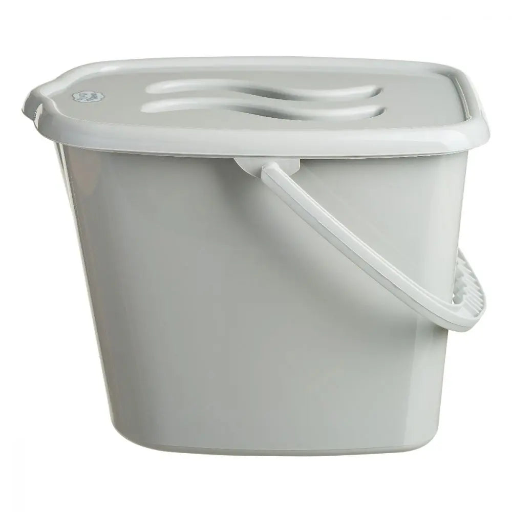 Nappy Changing Dispose Diapers Laundry Bin Pail Bucket + Lid 12L Grey Deal For Any Occasion