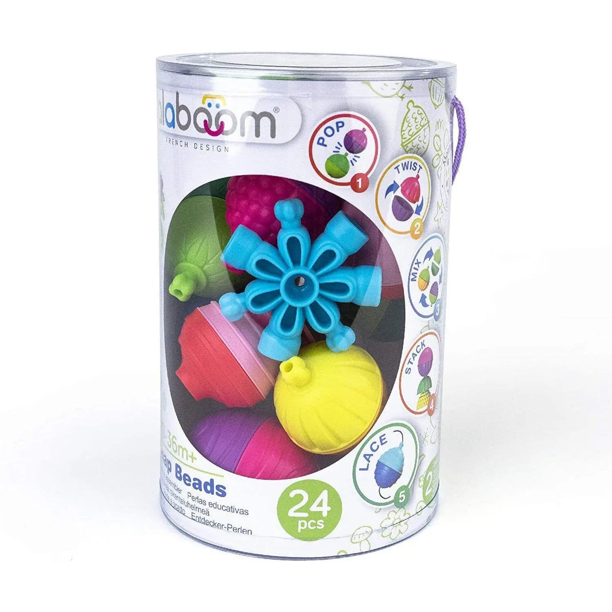 Lalaboom Preschool Educational Beads Shapes Colors Construction Game Learning Toy Deal For Any Occasion
